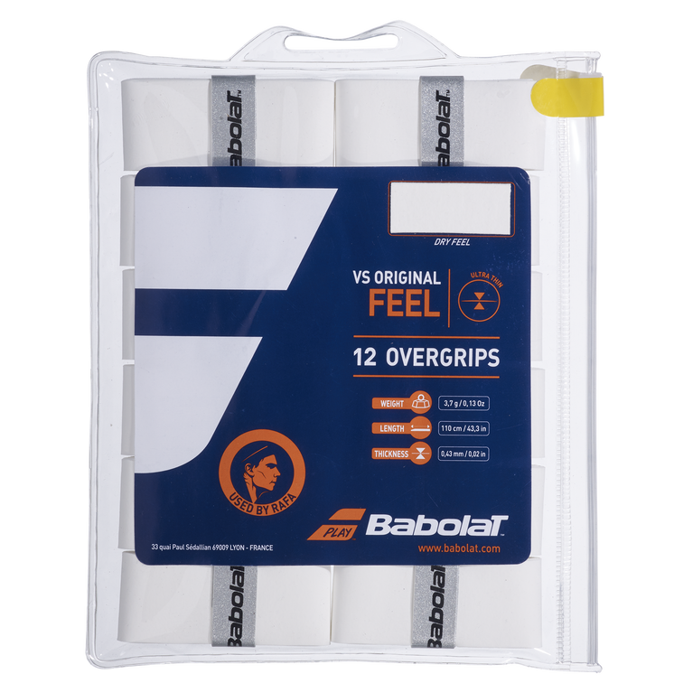 Babolat VS Original Feel Grip 12pk - White